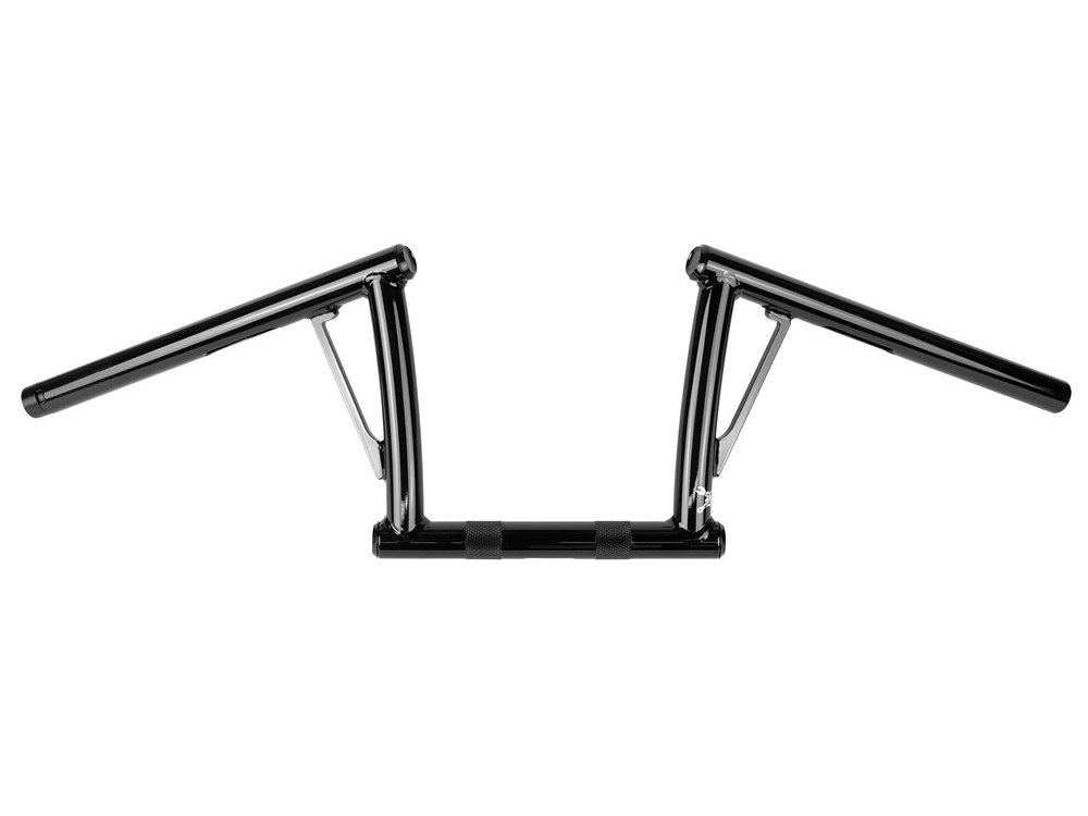 Burly Brand 8in. x 1in. Vejocito Handlebar – Gloss Black.