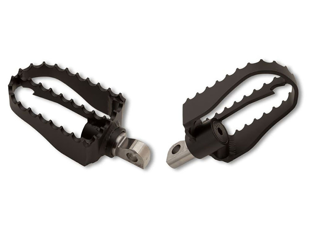 Footpegs; MX Style Blk