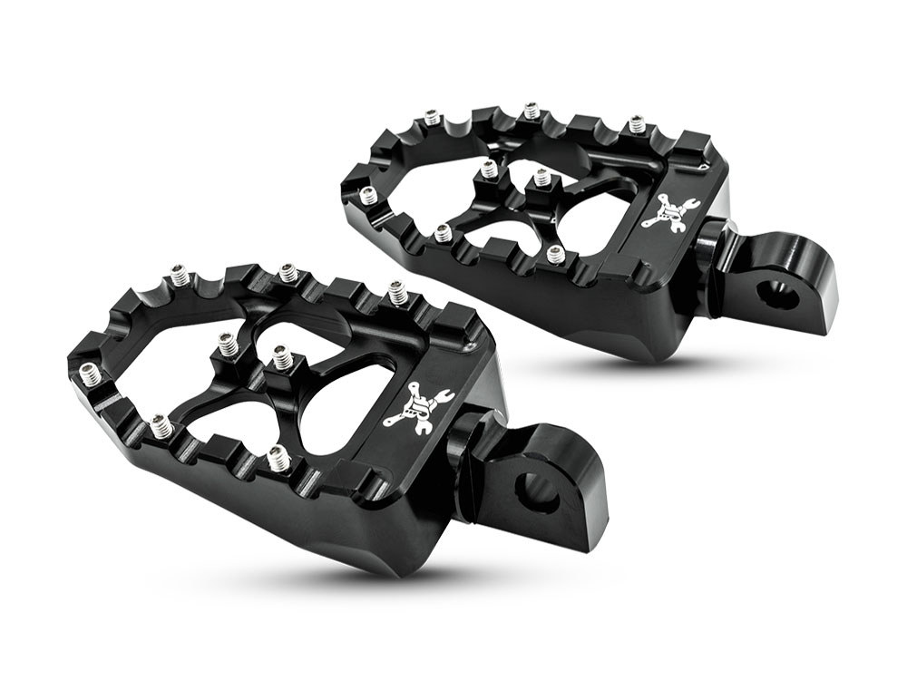 Burly Brand MX Evolution Footpegs – Black