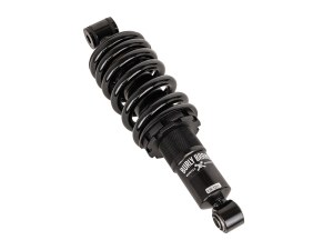 Burly Brand 12.2in. Standard Spring Rate ‘Slammer’ Rear Shock Absorber – Black. Fits Softail 2018up. Burly Brand 12.2in. Standard Spring Rate ‘Slammer’ Rear Shock Absorber – Black. Fits Softail 2018up.