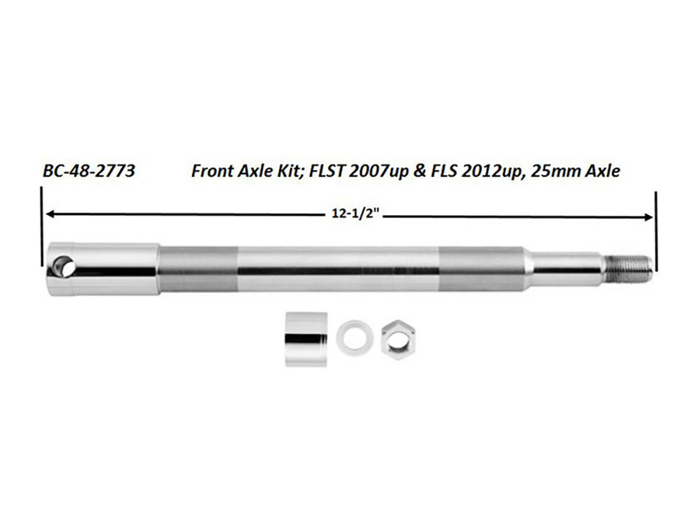Axle Kit; FR FLST%2707-17, FLS%2712-17