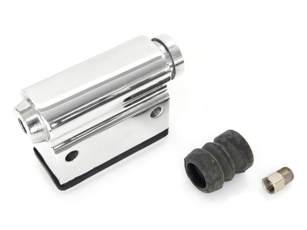 Belt Drives Ltd Kelsey Hayes Style Rear Brake Master Cylinder with 5/8in. Bore – Chrome. Fits FX 1980-1983, FXWG 1980-1982 & Sportster 1980-1981.