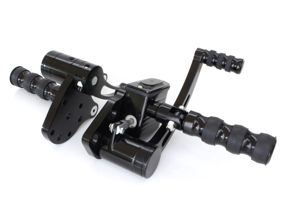 Belt Drives Ltd Standard Length Forward Controls – Black. Fits Softail 1984-1999 & 4Spd Big Twins 1936-1986