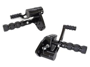 Belt Drives Ltd Standard Length Forward Controls – Black. Fits Softail 1984-1999 & 4Spd Big Twins 1936-1986 Belt Drives Ltd Standard Length Forward Controls – Black. Fits Softail 1984-1999 & 4Spd Big Twins 1936-1986