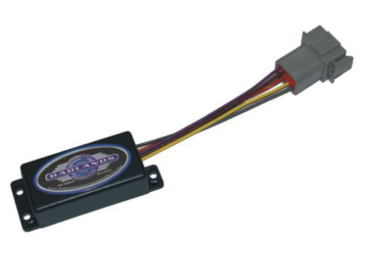 Badlands Plug-n-Play ATS Self Cancelling Turn Signal Module. Fits Softail, Dyna, Touring 1996-2000 & Sportster 1996-2003.