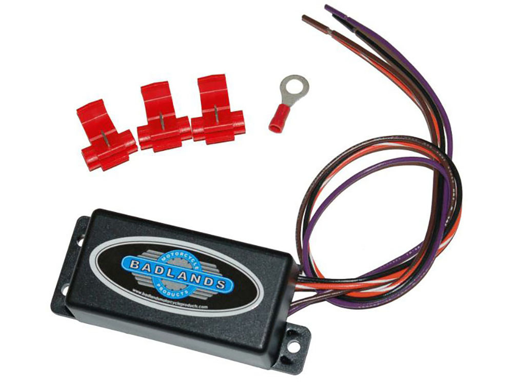Badlands Hard Wired Super Load Equalizer. Fits Big Twin 1991-2013, Sportster 1991-2013 & all V-Rod & all Street.