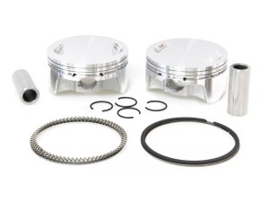 CP Carrillo PISTONS Standard Pistons with 10.25:1 Compression Ratio. Fits Twin Cam 2007-2017 96ci or 103ci to 107ci Big Bore Conversion. CP Carrillo PISTONS Standard Pistons with 10.25:1 Compression Ratio. Fits Twin Cam 2007-2017 96ci or 103ci to 107ci Big Bore Conversion.