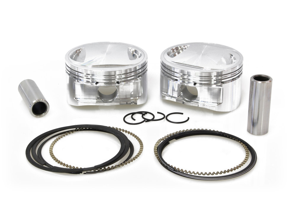 CP Carrillo PISTONS +.010in. Pistons with 10.25:1 Compression Ratio. Fits Big Twin 1999-2006 with 88ci to 95ci Big Bore Twin Cam Engine.