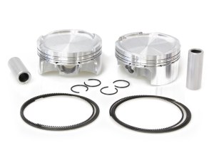 CP Carrillo PISTONS Std Pistons with 9.5:1 Compression Ratio. Fits V-Rod 2002-2007 Stock Bore/Stock Stroke. CP Carrillo PISTONS Std Pistons with 9.5:1 Compression Ratio. Fits V-Rod 2002-2007 Stock Bore/Stock Stroke.