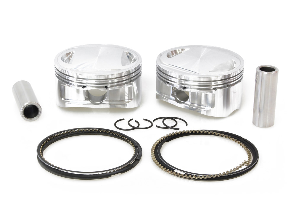 CP Carrillo PISTONS +.010in. Pistons with 10.75:1 Compression Ratio. Fits Big Twin 2007-2017 with 103ci & Big Bore 96ci to 103ci Twin Cam Engine.