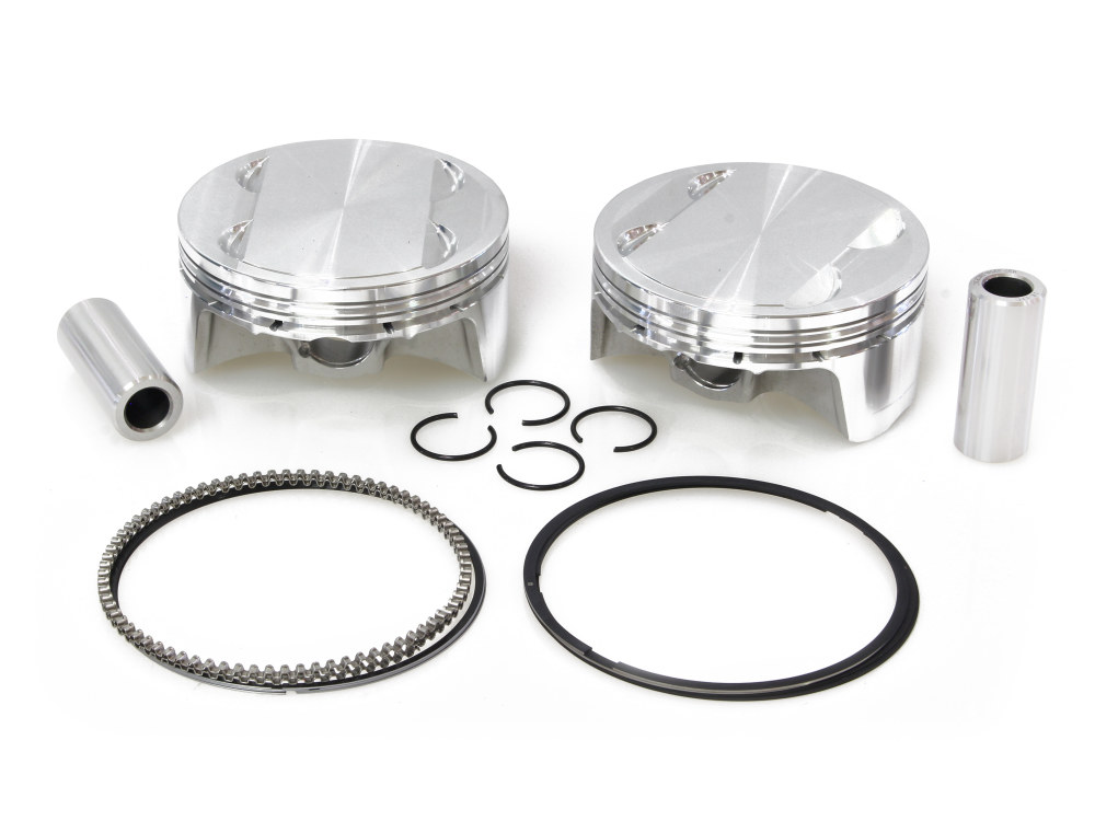 CP Carrillo PISTONS Std Pistons with 11.5:1 Compression Ratio. Fits Milwaukee-Eight 2017up with Big Bore 107ci to 124ci Engine.