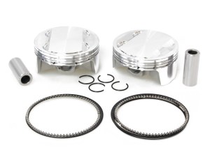 CP Carrillo PISTONS Std Pistons with 12.0:1 Compression Ratio. Fits Milwaukee-Eight 2017up with Big Bore 107ci to 124ci Engine. CP Carrillo PISTONS Std Pistons with 12.0:1 Compression Ratio. Fits Milwaukee-Eight 2017up with Big Bore 107ci to 124ci Engine.