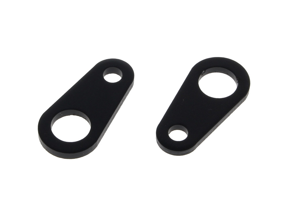 Custom Dynamics Micro Bullet Rear Turn Signal Mounting Brackets – Straight – Black.