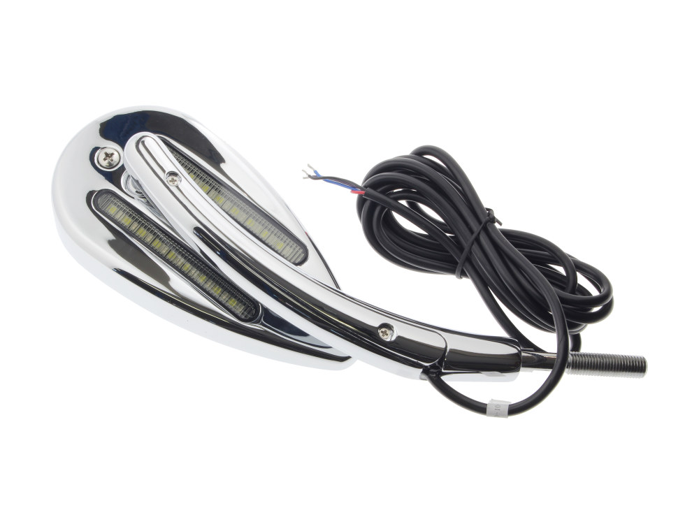 Custom Dynamics Dynamic LED Mirrors Run/Brake/Turn – Chrome.