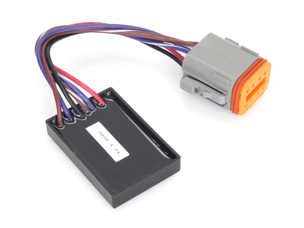 Custom Dynamics Plug-n-Play ATS Self Cancelling Turn Signal Module. Fits Touring & Sportster 1994-1995 with Female Plug