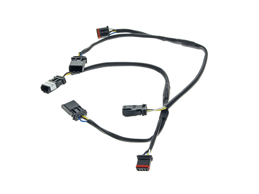 Custom Dynamics Wiring Adapter – Run/Turn Signal Mirrors. Fits Softail 2018up, Road King 2014up & Road Glide 2014-2023