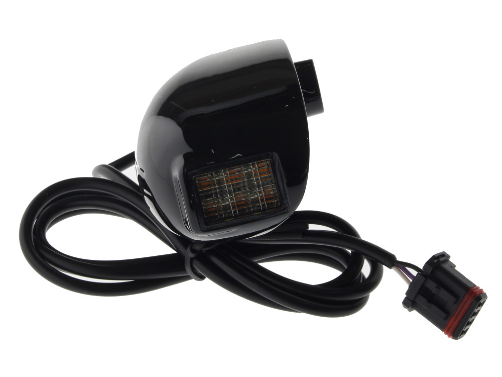 Custom Dynamics LED Front Dynamic Turn Signals – Black. Fits Road Glide 2015-2023