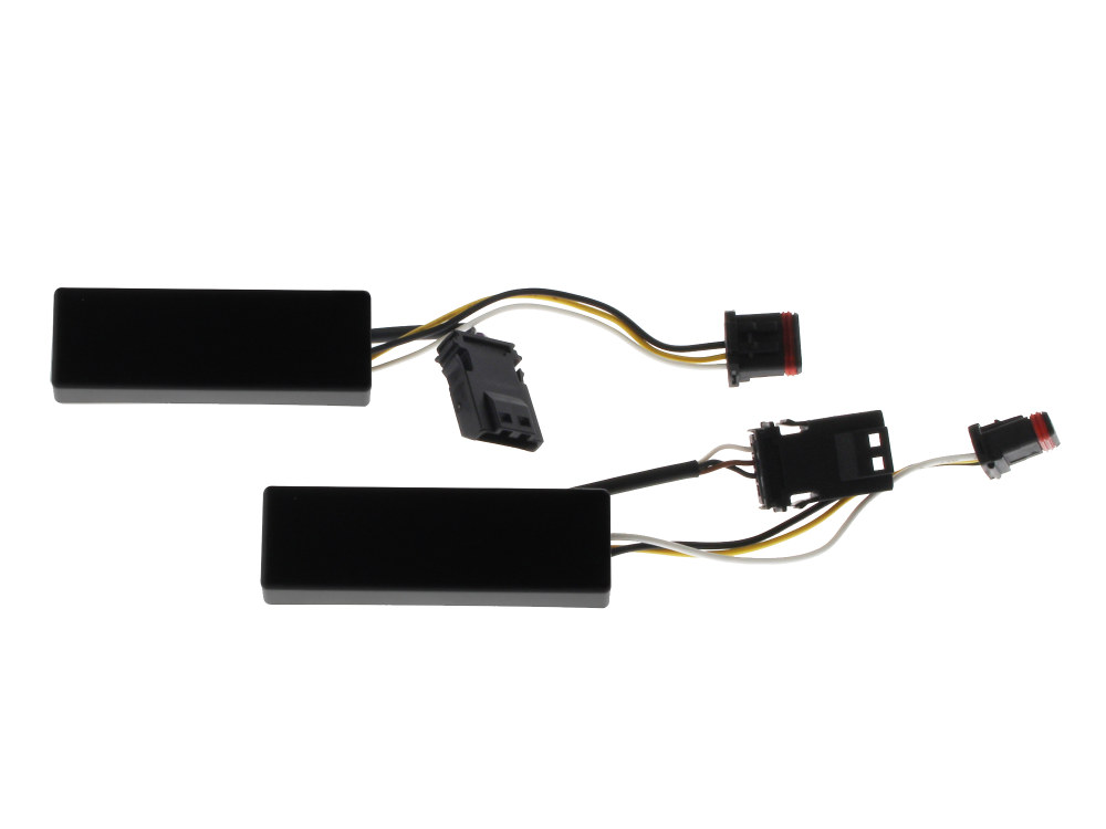 Custom Dynamics LED Front Dynamic Turn Signals – Black. Fits Road Glide 2015-2023