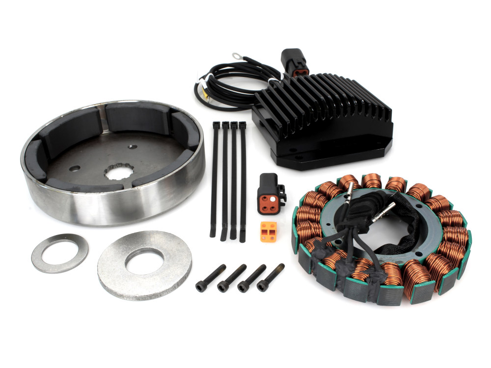 Cycle Electric Inc 38 Amp 3 Phase Alternator Kit. Fits Dyna 1991-1998 & Softail 1984-1999.