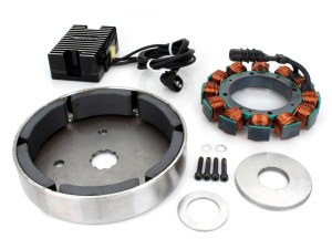 Cycle Electric Inc Alternator Kit with Low Volt Regulator. Fits Big Twin 1989-1999. Cycle Electric Inc Alternator Kit with Low Volt Regulator. Fits Big Twin 1989-1999.