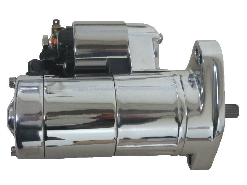 Compu Fire 2.0kw Gen3 Starter Motor – Chrome. Fits Big Twin 1989-2006.