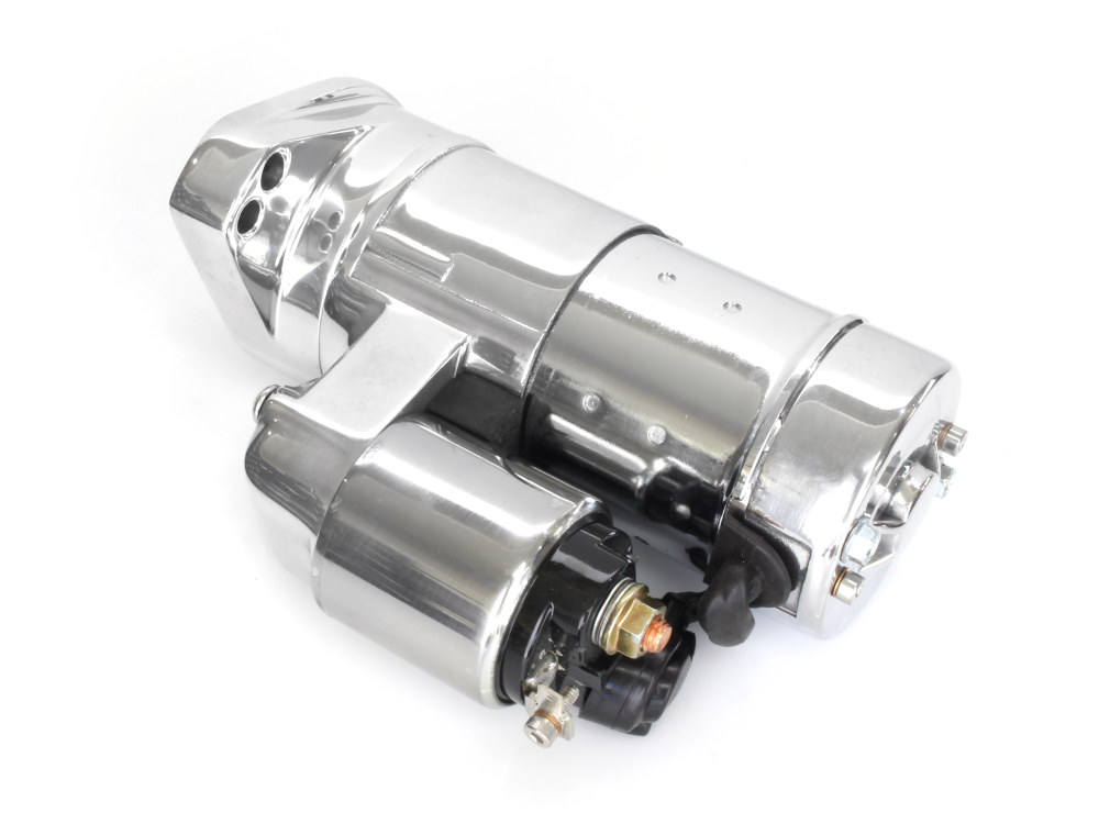 Compu Fire 2.0kw Gen3 Starter Motor – Chrome. Fits all Fuel Injected Twin Cam 1999-2006 excluding 2006 Dyna.