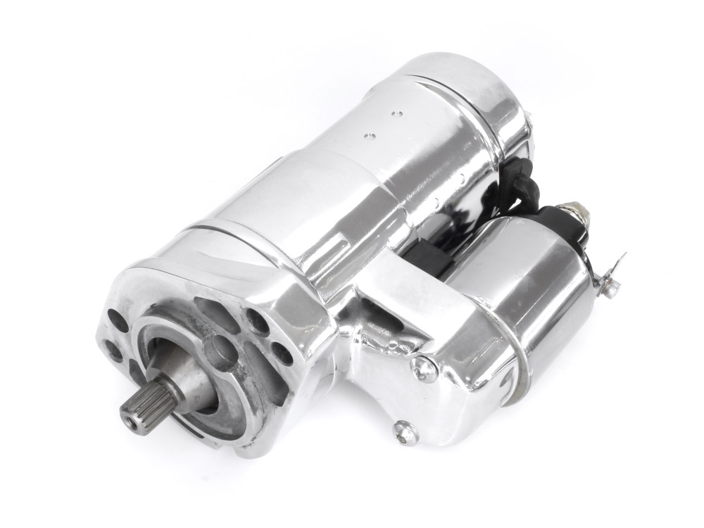 Compu Fire 2.0kw Gen3 Starter Motor – Chrome. Fits all Fuel Injected Twin Cam 1999-2006 excluding 2006 Dyna.