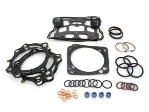 Cometic Gaskets Top End Gasket Kit with 0.040in. Multi-Layer Steel (MLS) Head Gaskets. Fits Evo & Twin Cam 1984up with 4-1/8in. Bore S&S complete Engine. Cometic Gaskets Top End Gasket Kit with 0.040in. Multi-Layer Steel (MLS) Head Gaskets. Fits Evo & Twin Cam 1984up with 4-1/8in. Bore S&S complete Engine.
