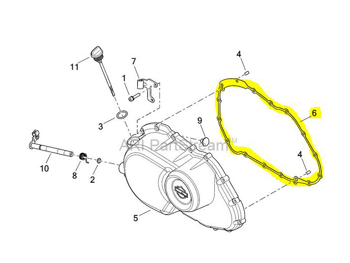 Cometic Gaskets Primary Cover Gasket. Fits Street 2015-2020