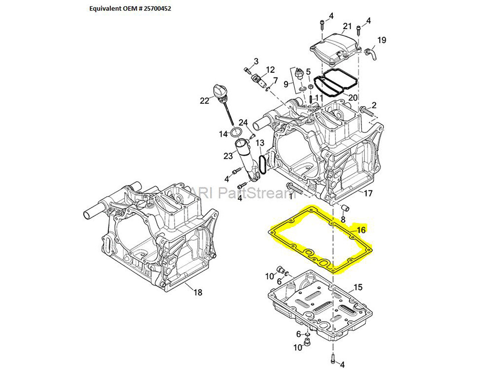 Gasket; Oil Pan M8 Softail%2718up