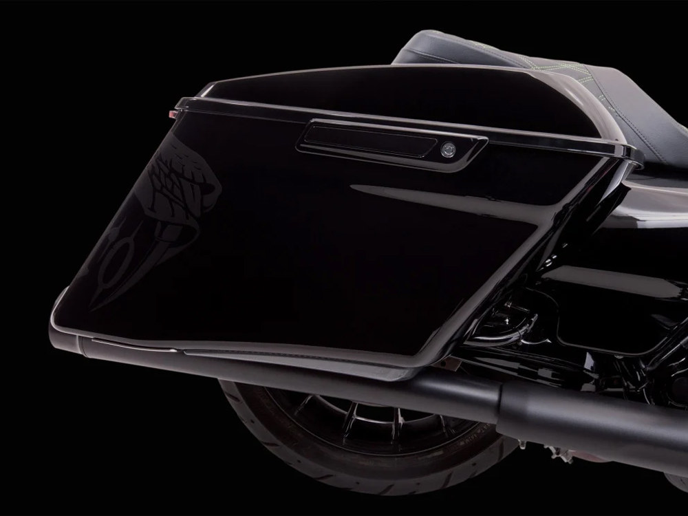 Ciro3D Machete Extended Saddlebag LED Lights. Red Run, Brake & Turn with Smoke Lens. Fits Touring 2014up with HD Extended Saddlebags
