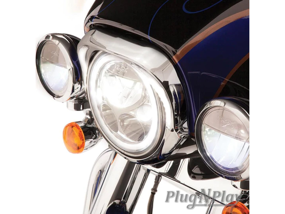 Fang H/light Bezel; Run/Turn Chr
