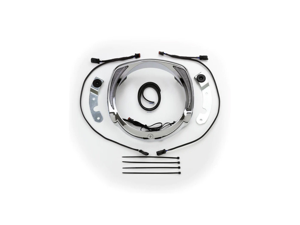 Fang H/light Bezel; Run/Turn Chr
