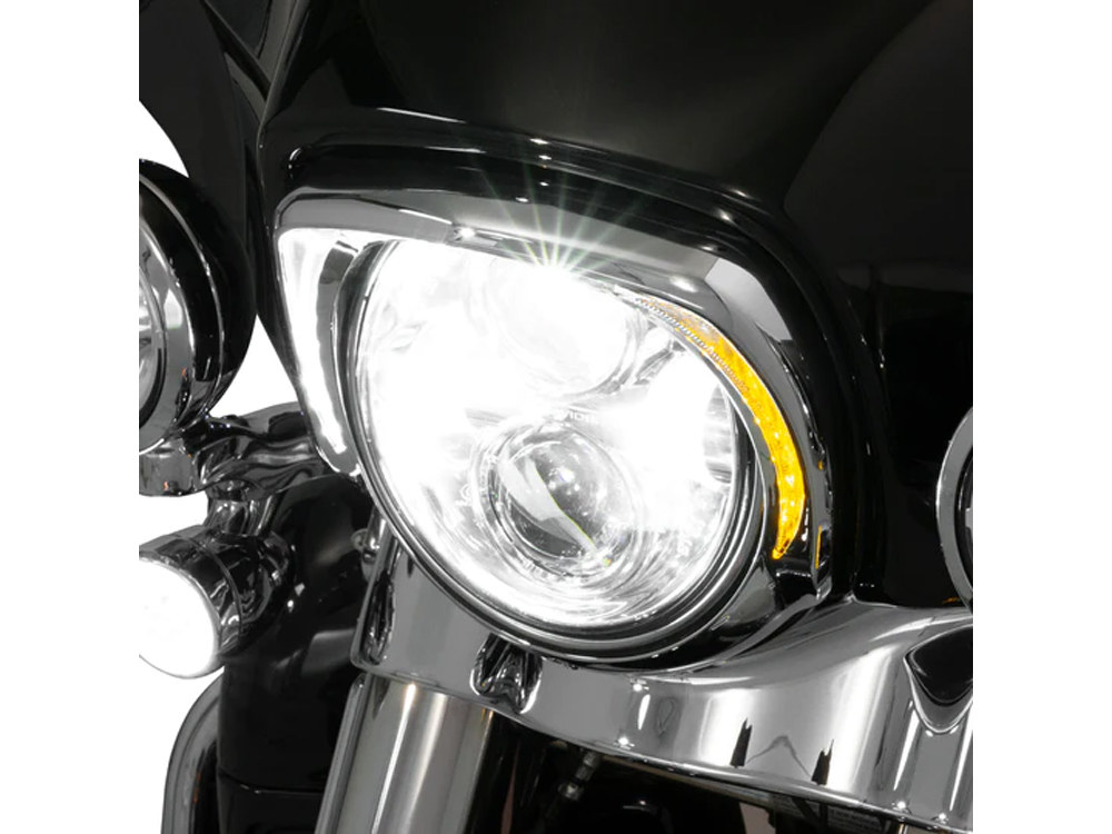 Fang H/light Bezel; Run/Turn Chr