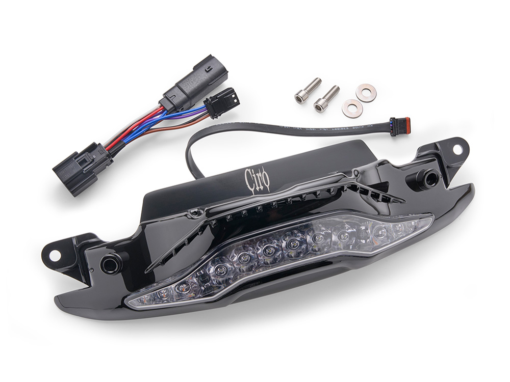 Ciro3D GOAT-E LED Driving Light Bar – Black. Fits CVO Road Glide 2023up & Road Glide 2024up