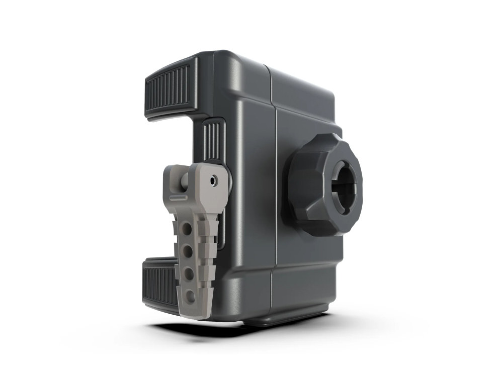 Ciro3D Premium Smartphone / GPS Holder with Charger – Black Perch Mount