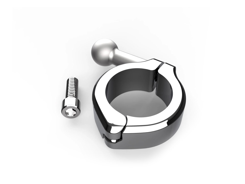 Ciro3D Premium Smartphone / GPS Holder with Charger – Chrome Clamp Suits 1-1/4in. Bars