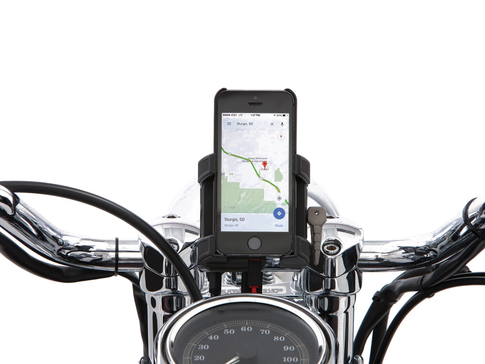 Phone/GPS Holder; Premium w/Charger