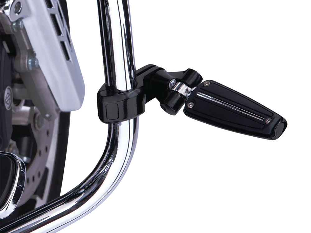 Ciro3D Footpeg Mounts with 1-1/4in. Hingeless Clamps – Chrome