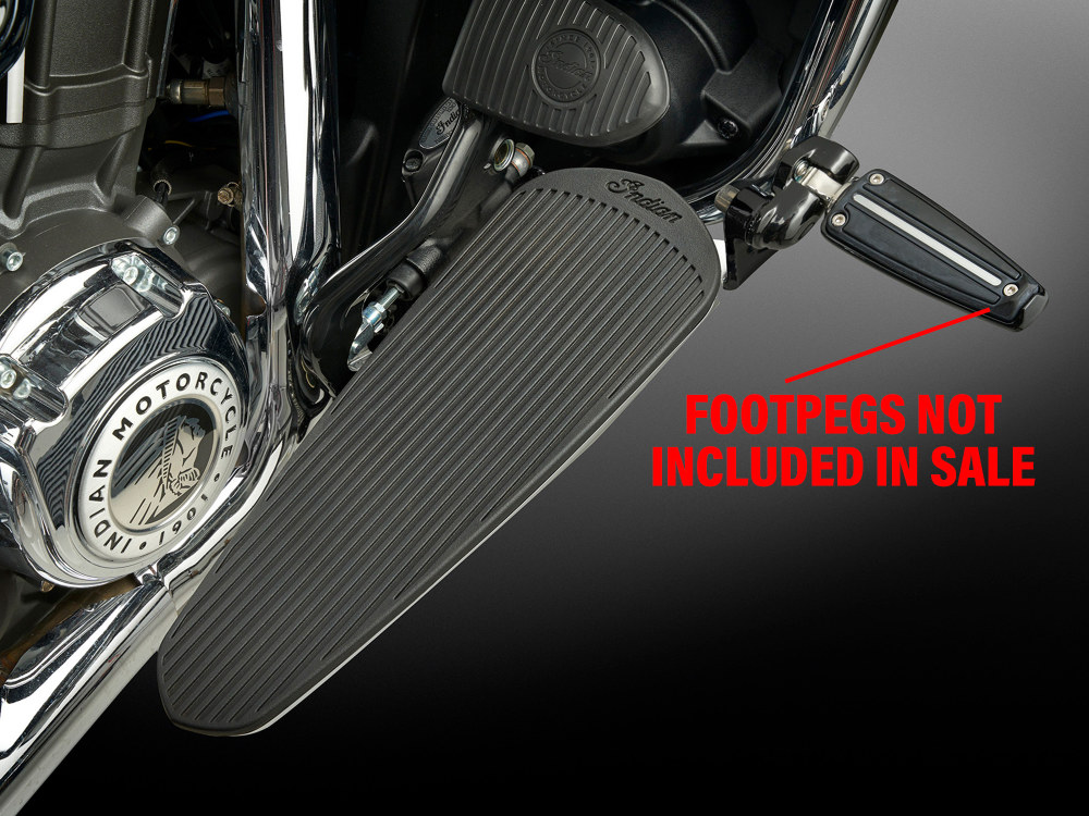 Ciro3D Driver Highway Peg Mounts – Black. Fits Indian Touring Models with Floorbards 2014up