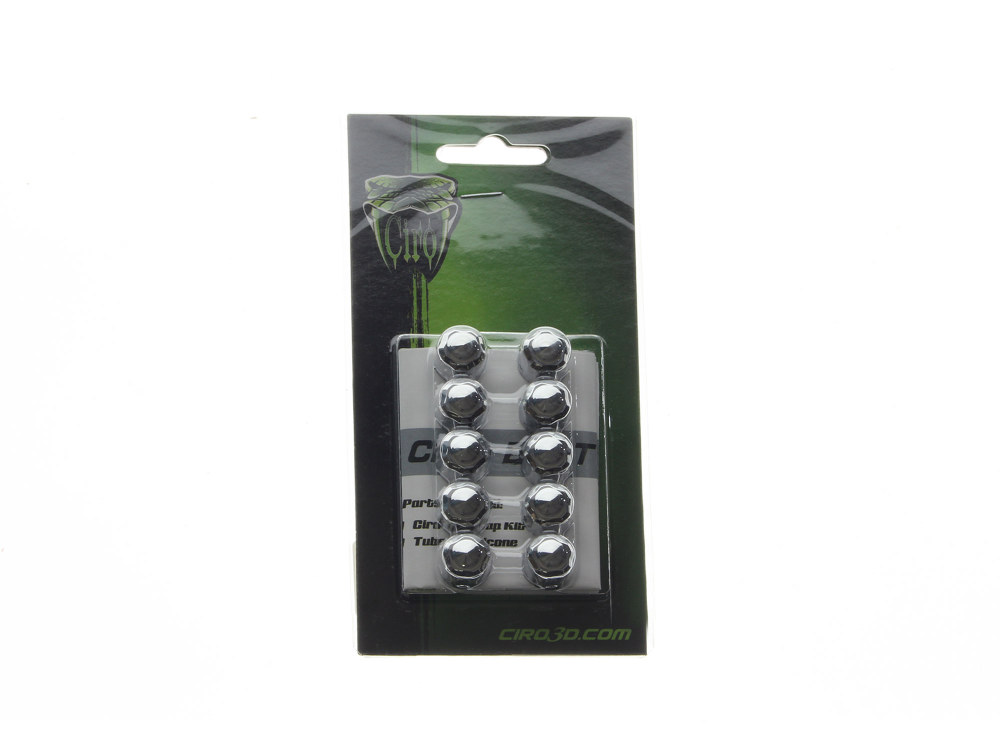 Bolt Cvrs; Diamond Cut Chr 1/4