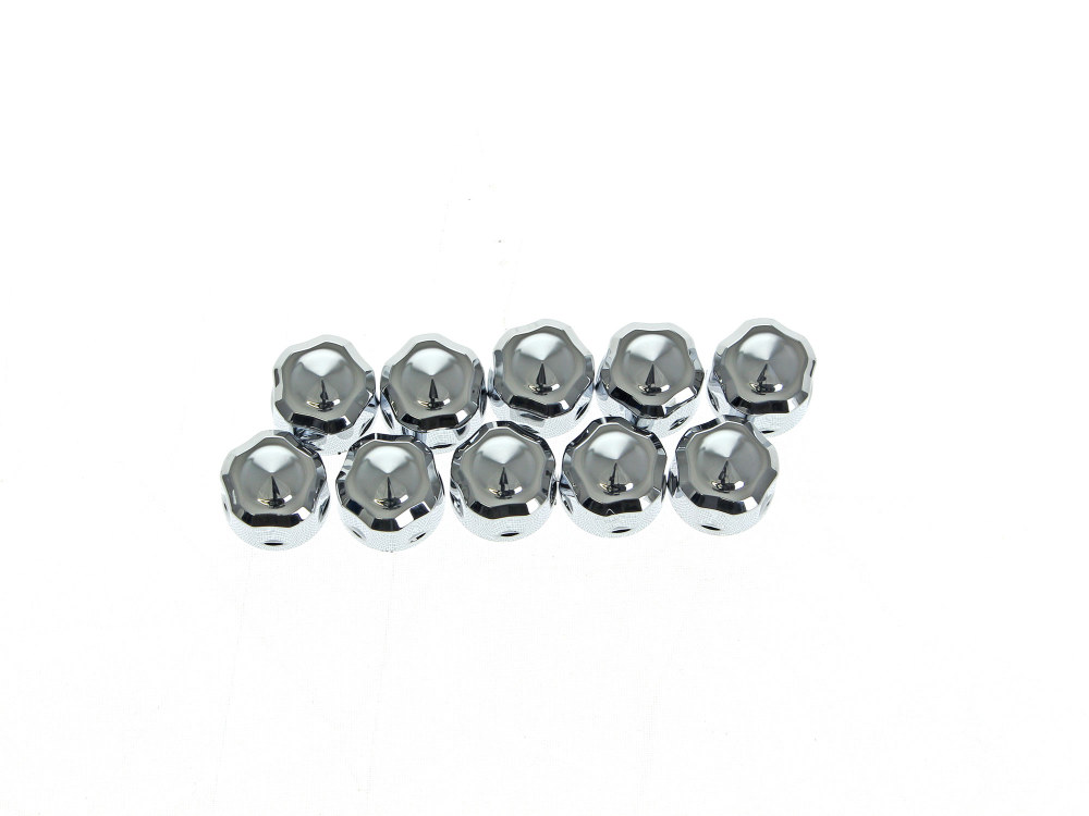 Bolt Cvrs; Diamond Cut Chr 1/4