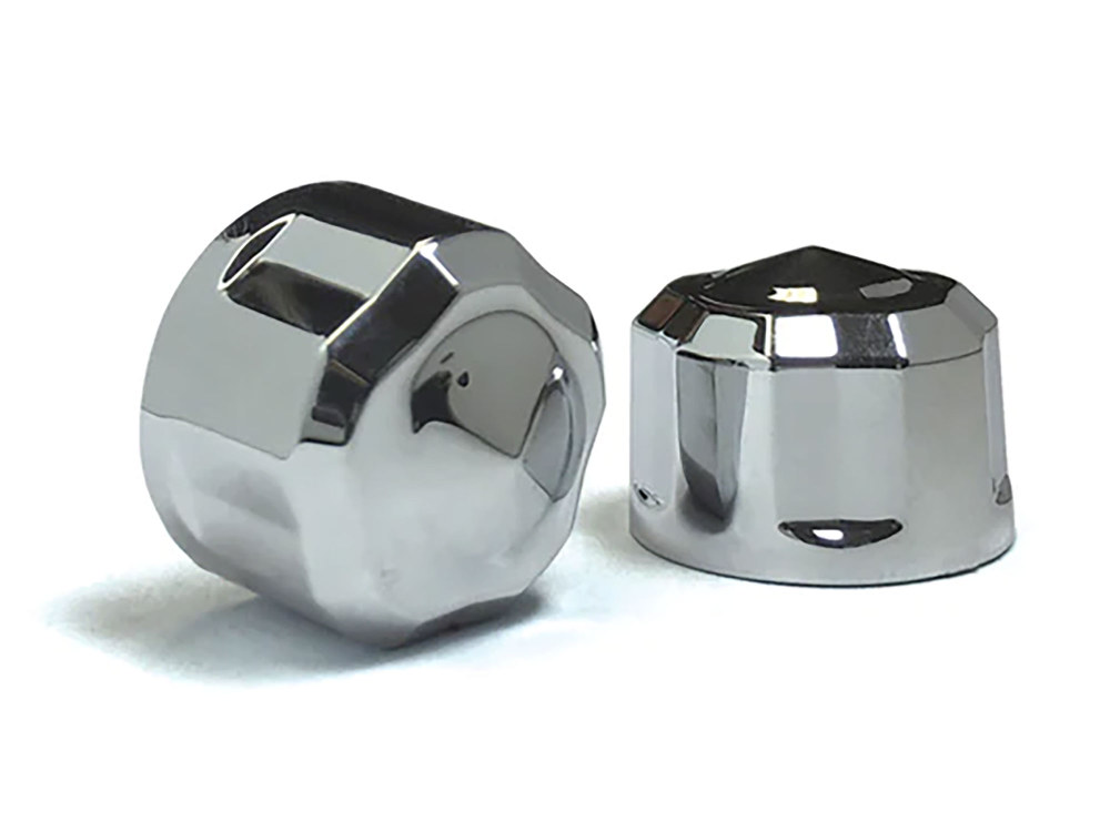 Bolt Cvr Kit; Diamond Cut Chr M8