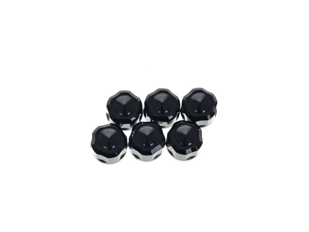 Bolt Cvrs; Diamond Cut Blk 5/16