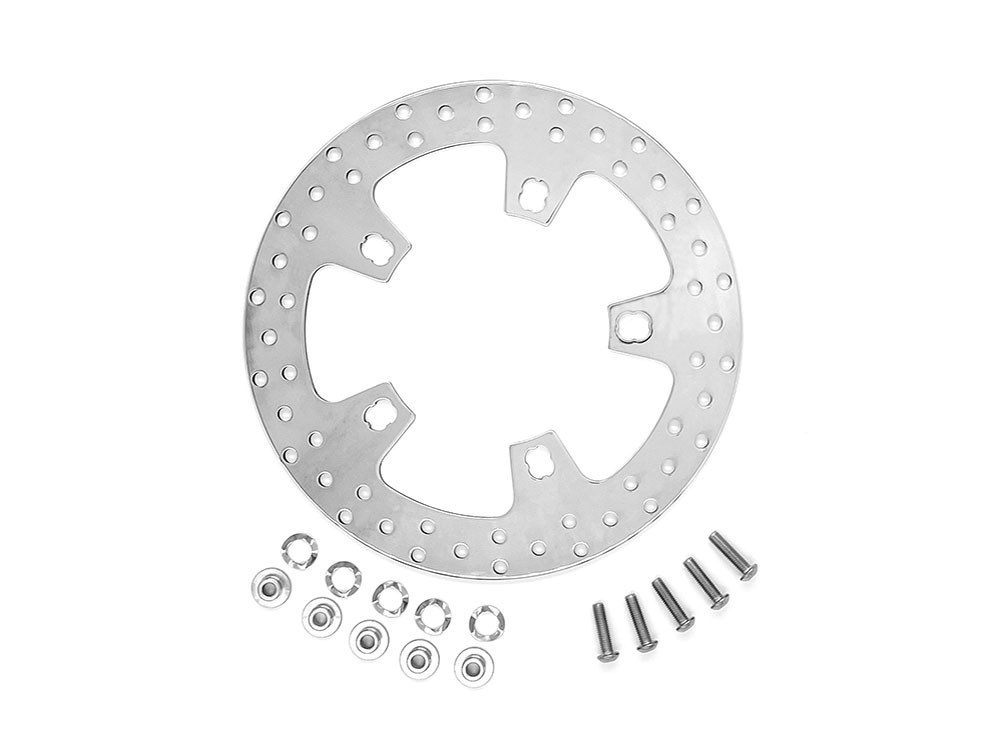 Coastal Moto 11.5in. Front Disc Rotor – Polished. Fits Touring 2000-2007 with Coastal Moto Wheel