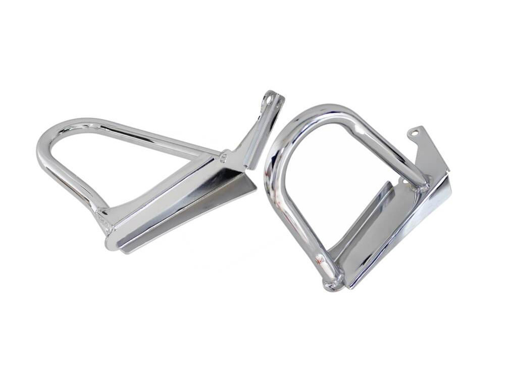 COBRA EXHAUST Engine Case Guard – Chrome. Fits Suzuki M109R 2006up.