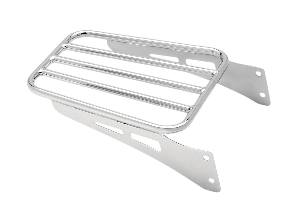 COBRA EXHAUST Luggage Rack – Chrome. Fits Yamaha V-Star XVS650 Classic 1998-2019