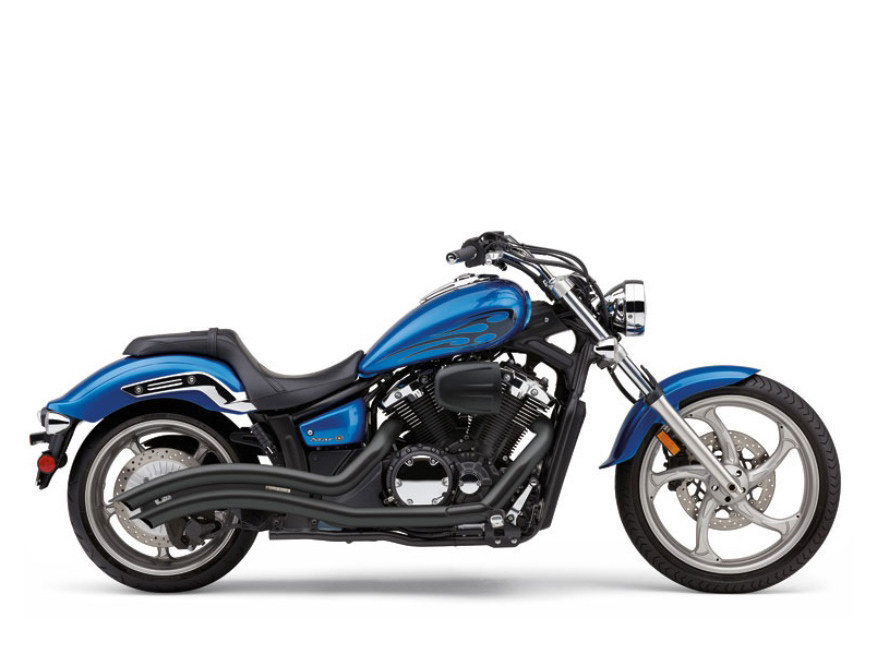 COBRA EXHAUST Speedster Swept Exhaust – Black. Fits Yamaha Stryker 1300 2011-2017