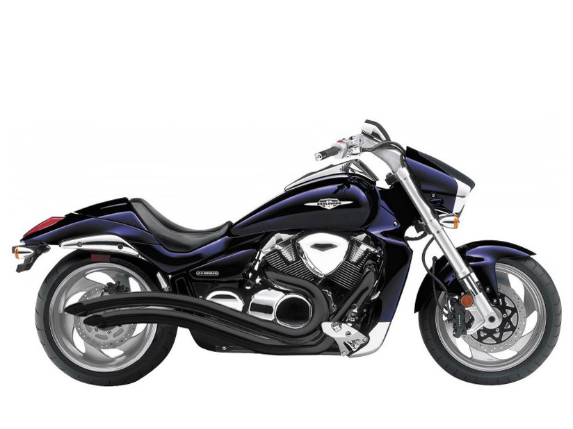 COBRA EXHAUST Speedster Swept Exhaust – Black. Fits Suzuki M109R 2006up.