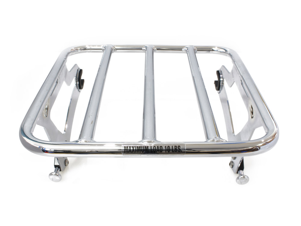 COBRA EXHAUST Quick Detachable Luggage Rack – Chrome. Fits Cobra Sissy Bar # COB-602-2000.